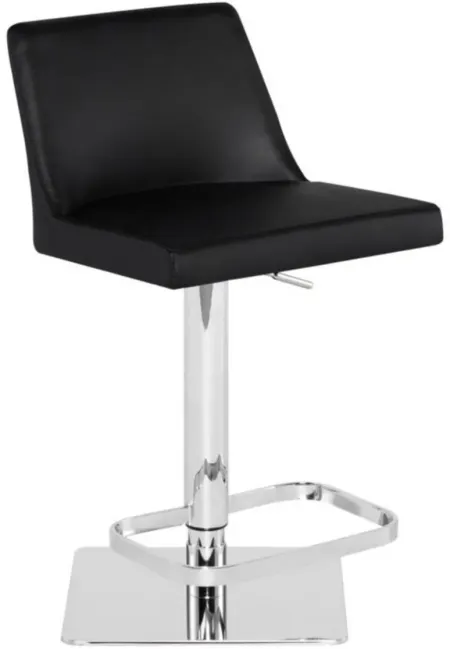 Rome Adjustable Stool in BLACK by Nuevo