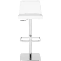 Rome Adjustable Stool in WHITE by Nuevo