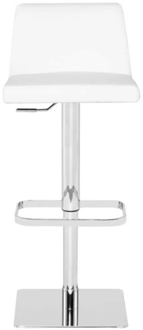 Rome Adjustable Stool in WHITE by Nuevo