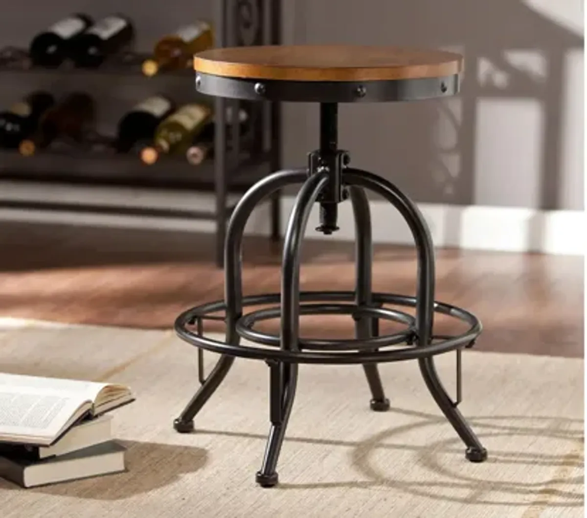 Soho Industrial Adjustable Stool