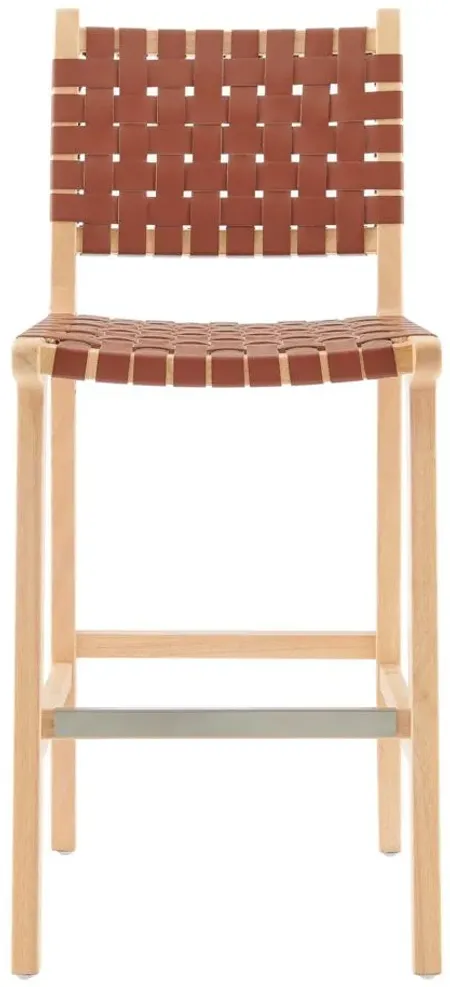 Marco Counter Stool in Ochre Brown by New Pacific Direct