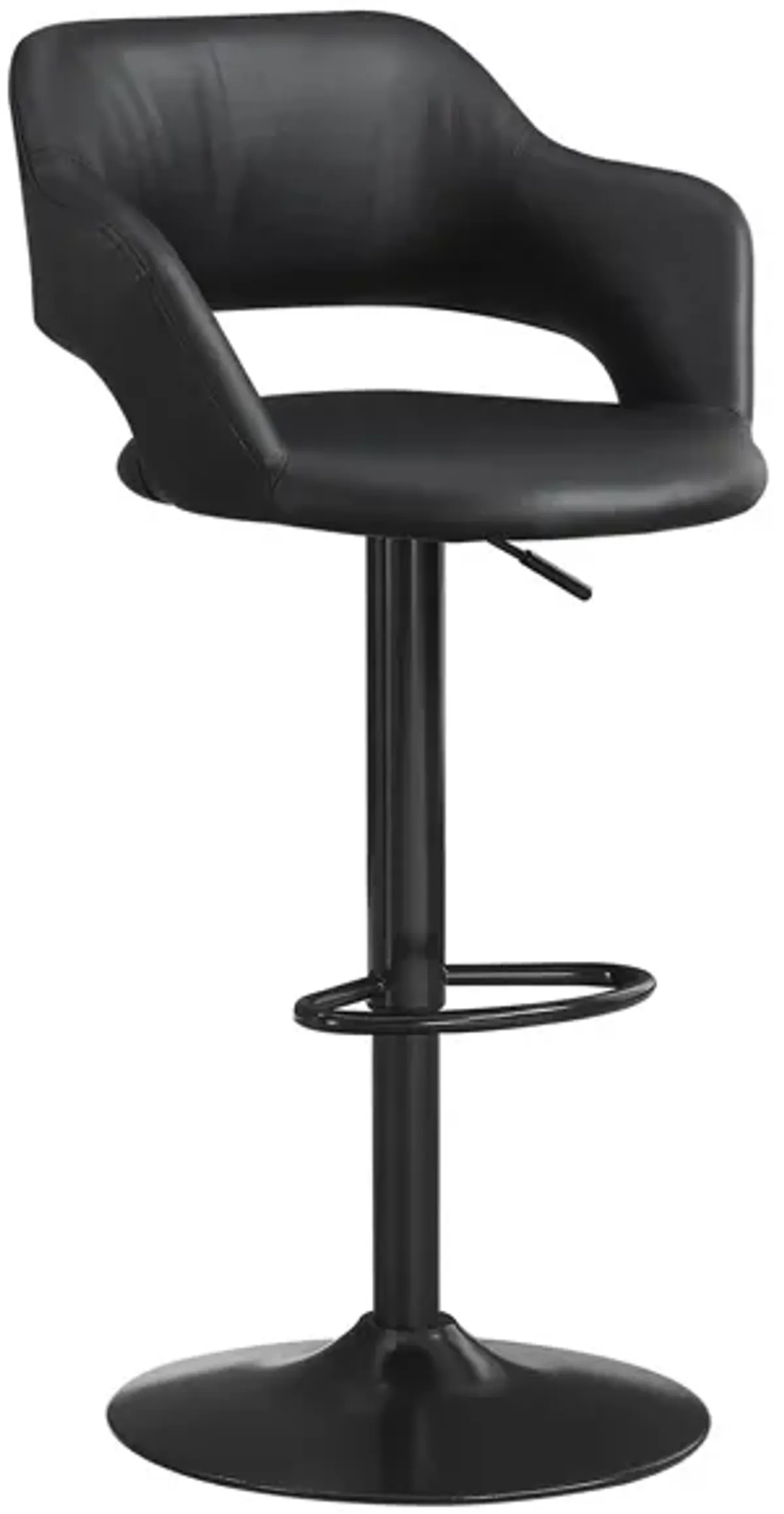 Airmont Adjustable Bar Stool in Black by Monarch Specialties