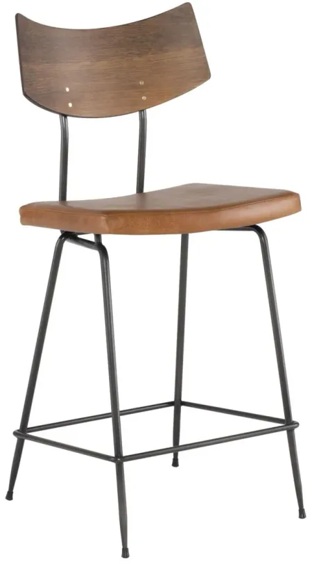 Soli Counter Stool in CARAMEL by Nuevo