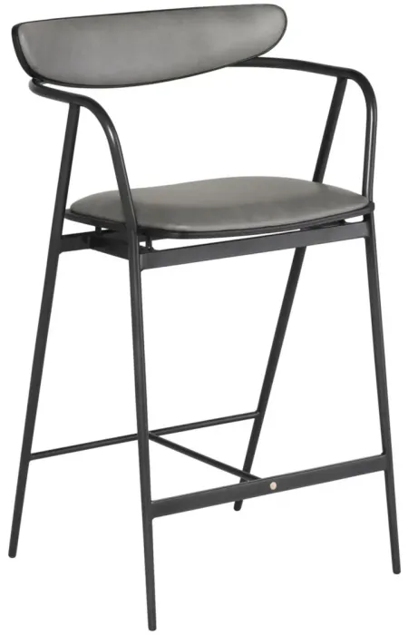 Gianni Counter Stool in DOVE by Nuevo