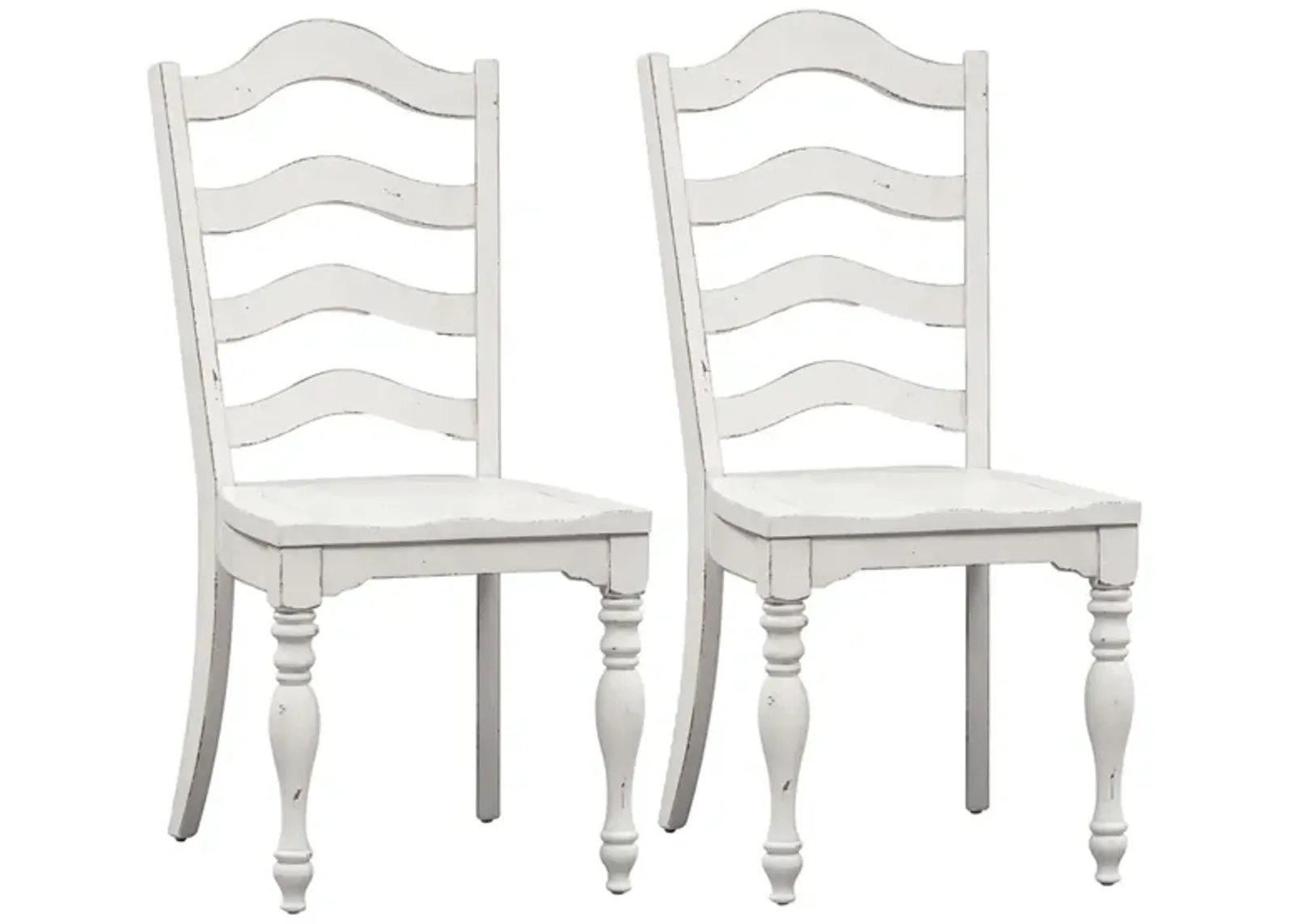 Forestport Ladder Back Dining Chair-Set of 2 in White by Liberty Furniture