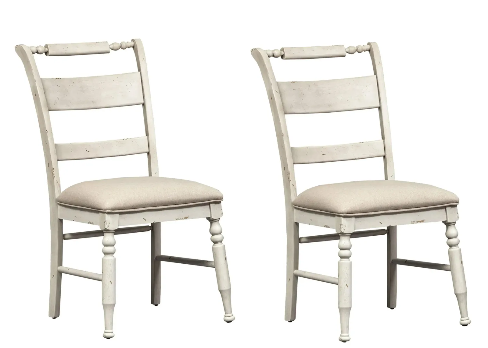 Heywood Slat Back Dining Chair-Set of 2 in White by Liberty Furniture