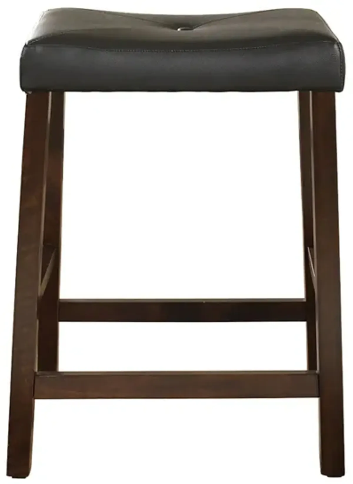 Saddle Seat Counter Stool 2-pc. in Mahogany by Crosley Brands