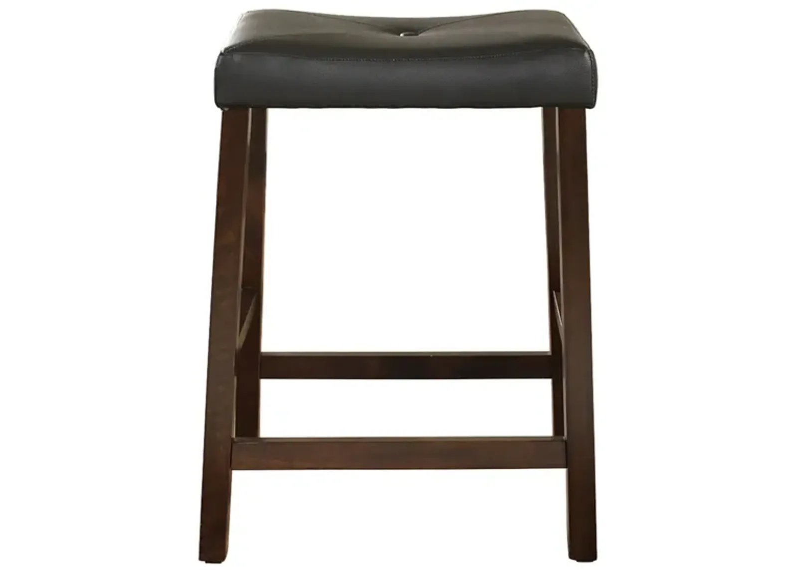 Saddle Seat Counter Stool 2-pc. in Mahogany by Crosley Brands