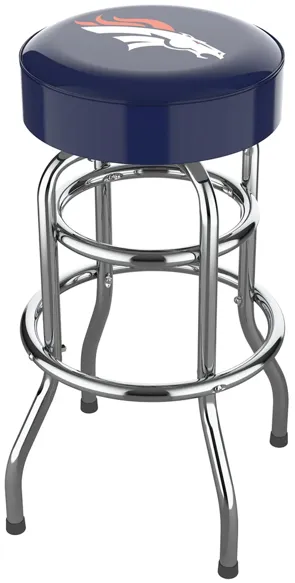 NFL Backless Swivel Bar Stool in Denver Broncos by Imperial International