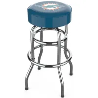NFL Backless Swivel Bar Stool in Miami Dolphins by Imperial International