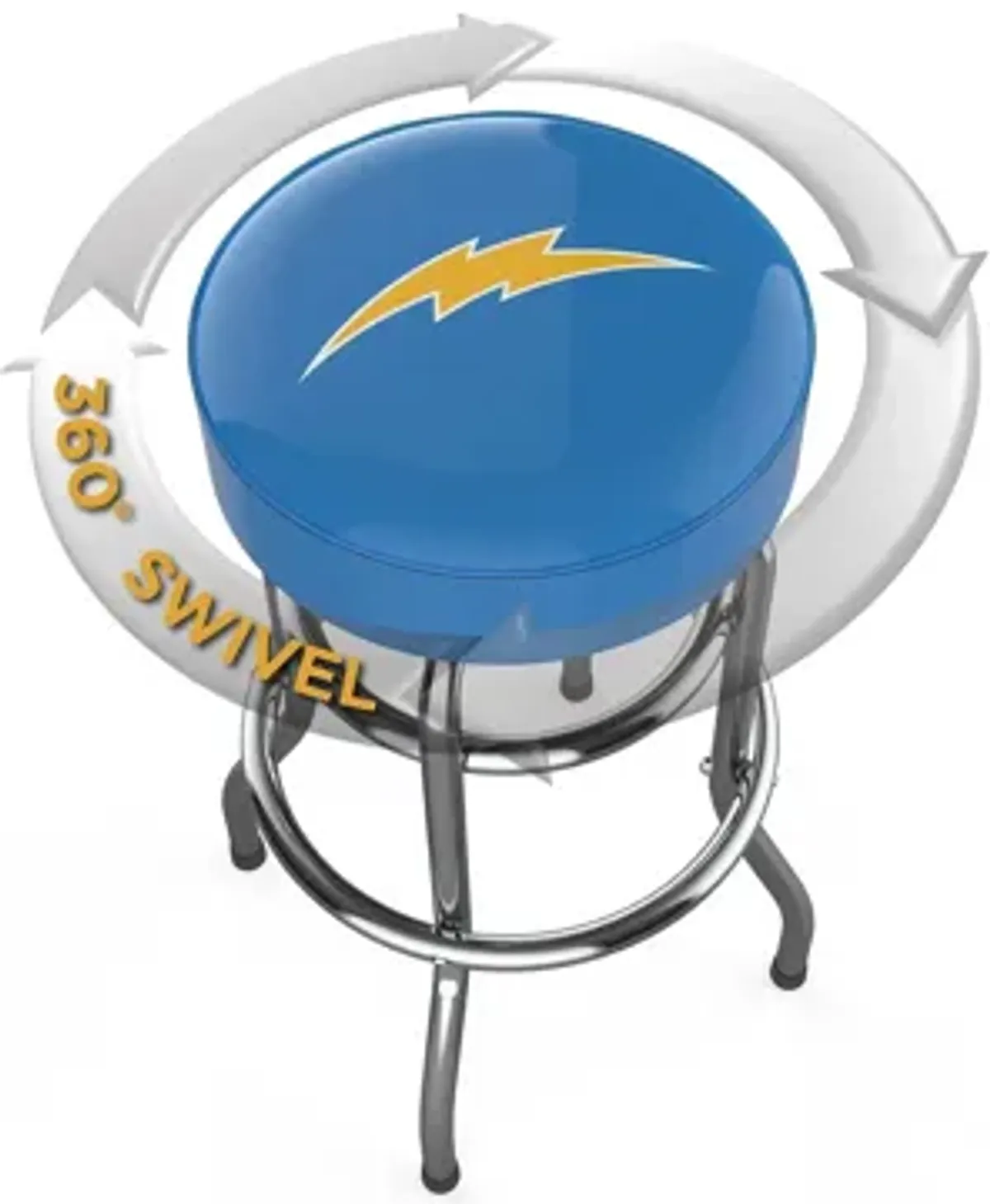 NFL Backless Swivel Bar Stool