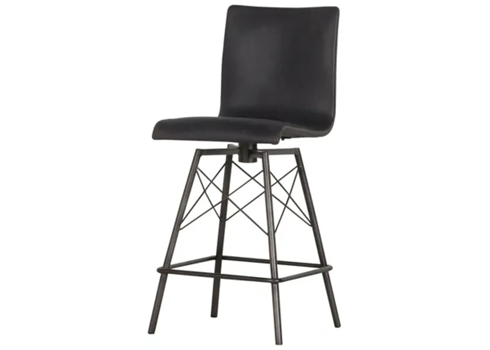 Diaw Counter Stool in Rialto Ebony by Four Hands