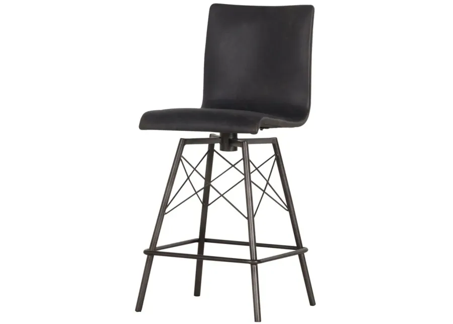 Diaw Counter Stool in Rialto Ebony by Four Hands