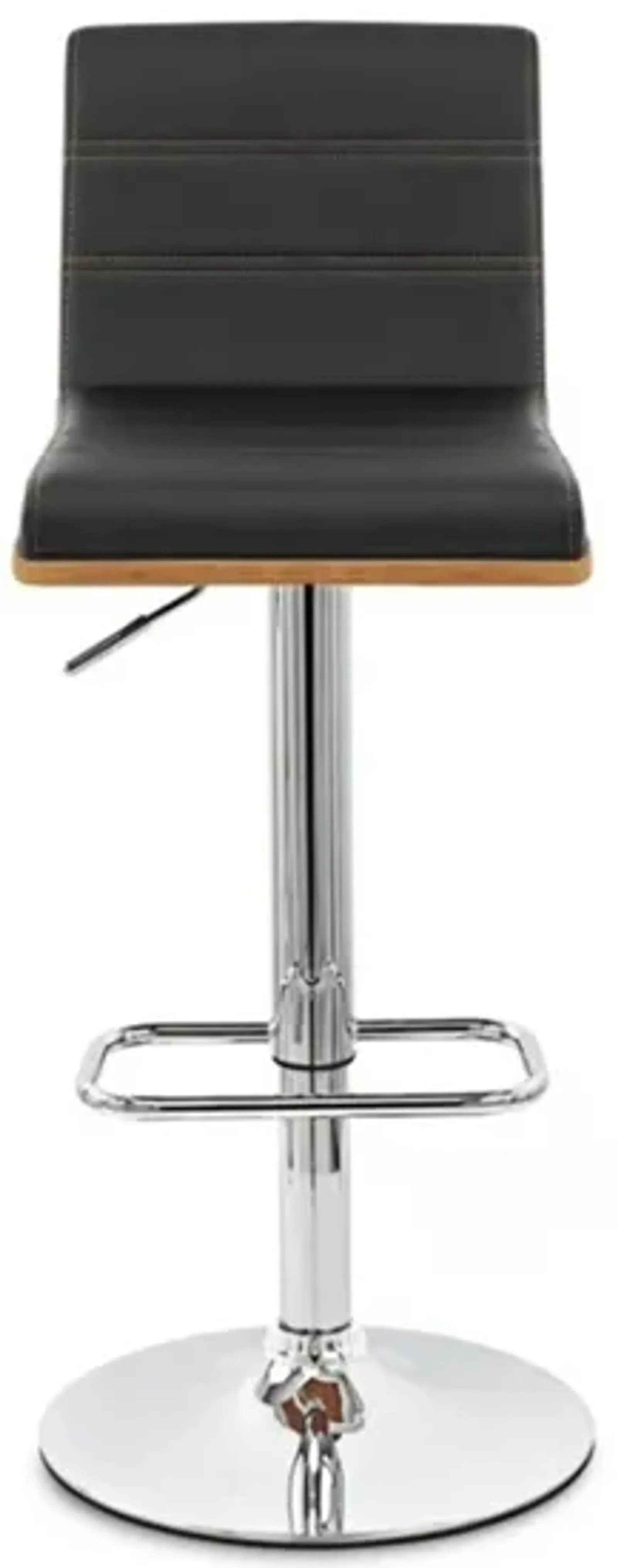 Aubrey Adjustable-Height Swivel Bar Stool