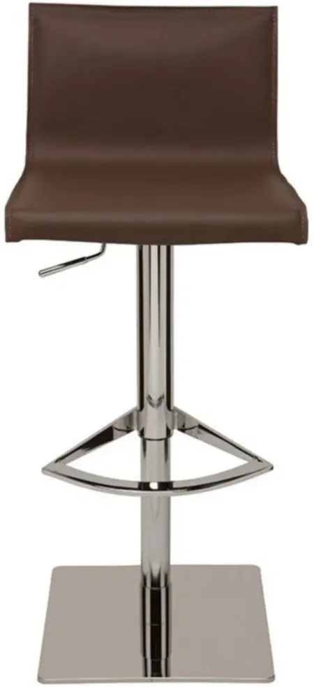 Colter Adjustable Stool in MINK by Nuevo