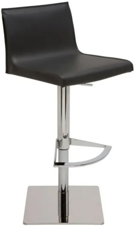 Colter Adjustable Stool in BLACK by Nuevo