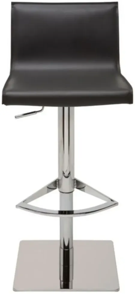 Colter Adjustable Stool in BLACK by Nuevo