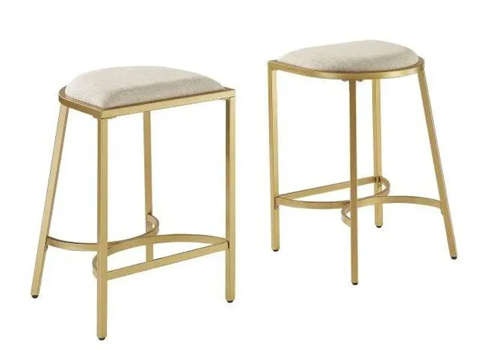 Ellery Counter Stool - Set of 2 in Oatmeal by Crosley Brands