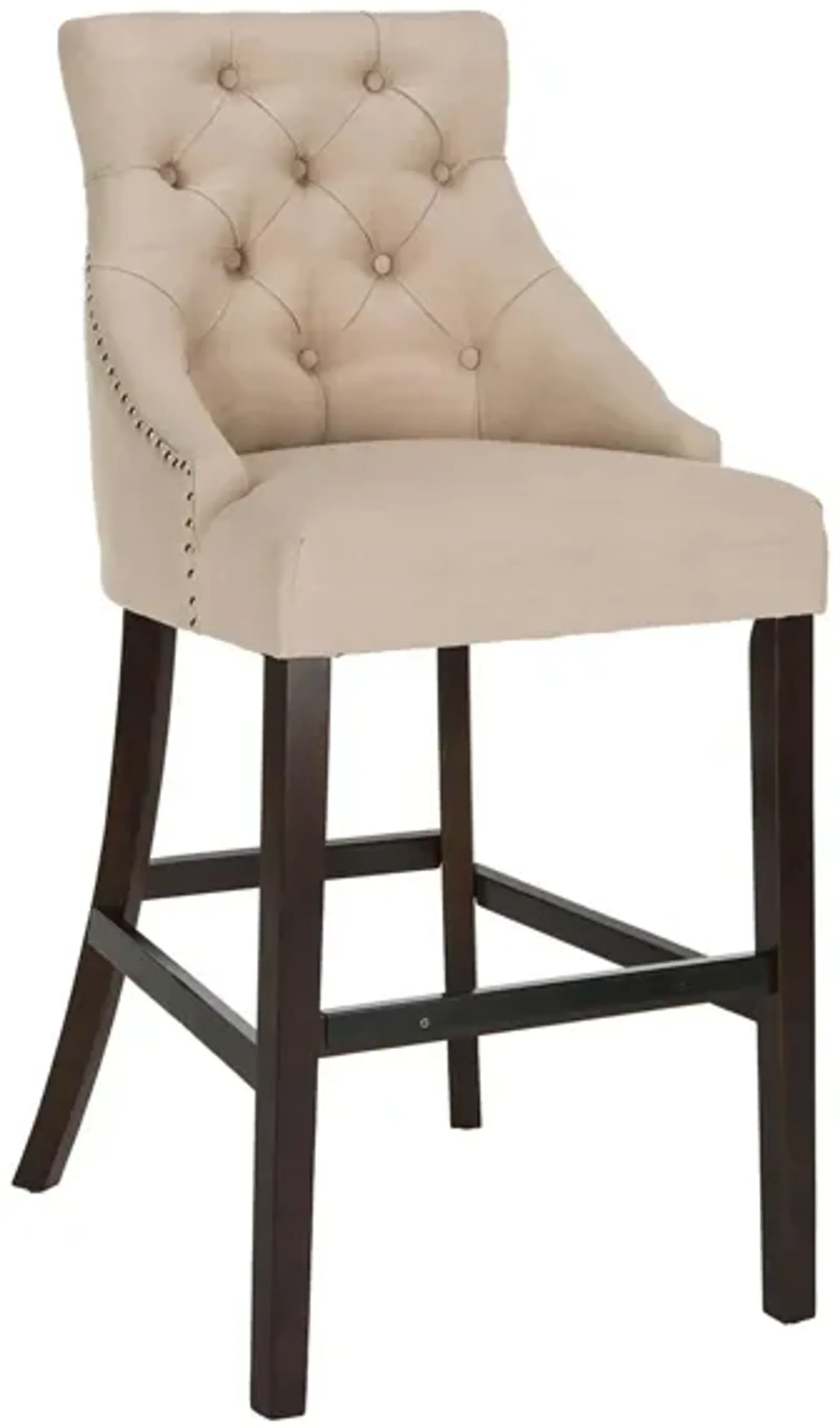 Eleni Tufted Wingback Bar Stool - Set of 2