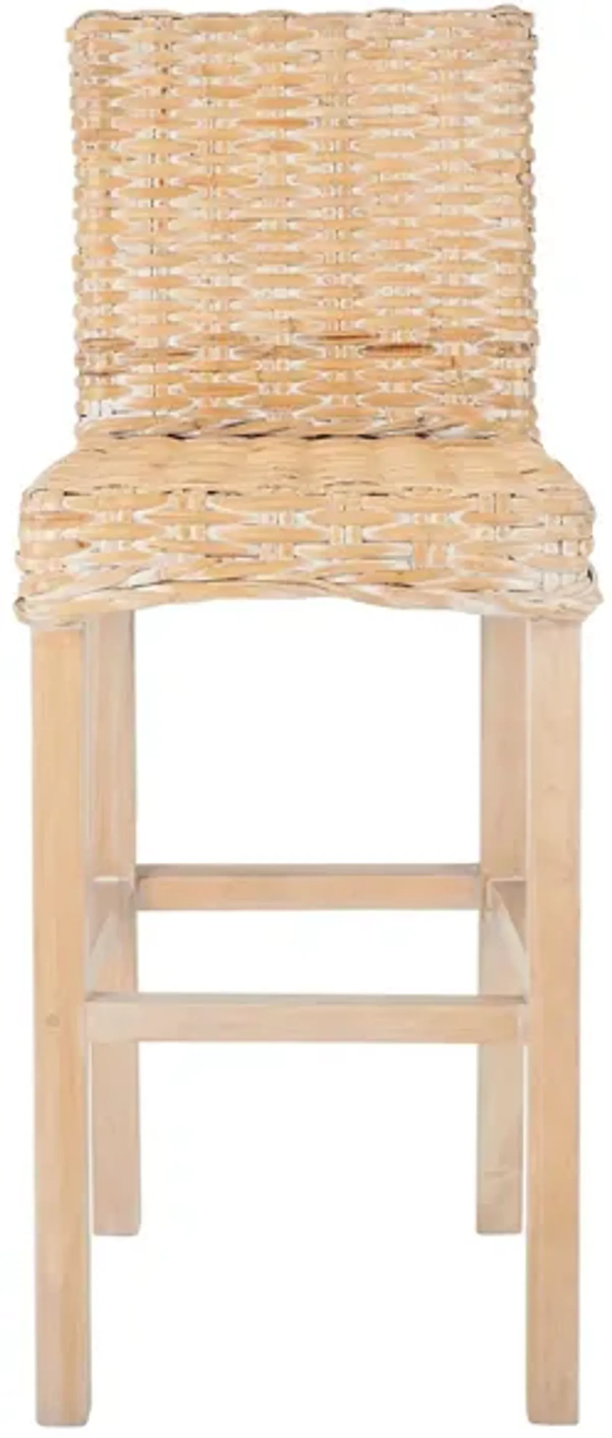 Rei Bar Stool in Natural White Wash by Safavieh