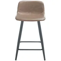 Jana Counter Stool in Saddle by Safavieh
