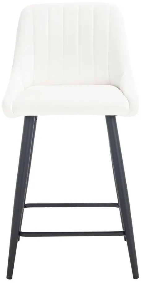 Kera Counter Stool in Ivory by Safavieh