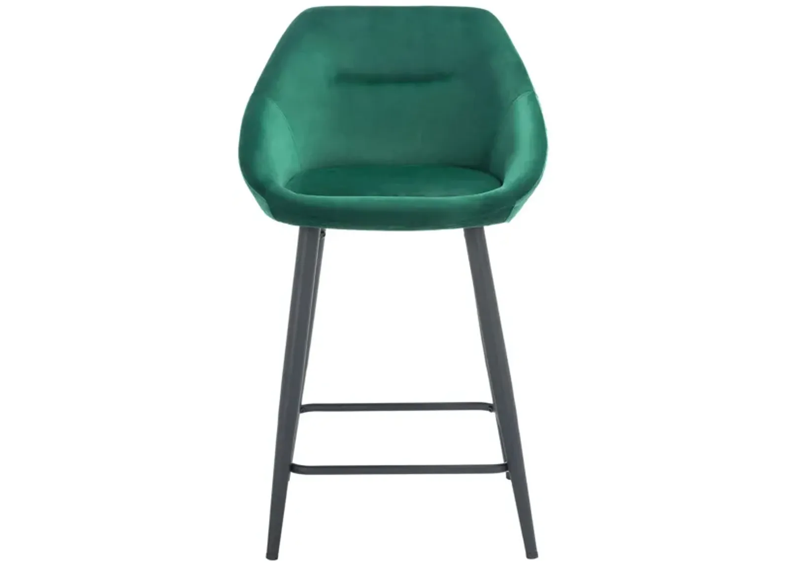 Annetta Counter Stool in Emerald by Safavieh