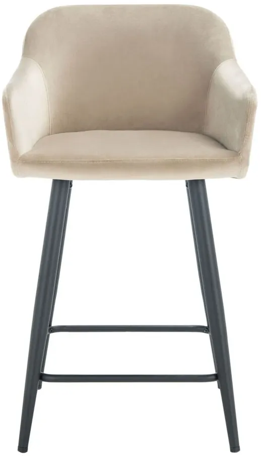 Nari Counter Stool in Taupe by Safavieh