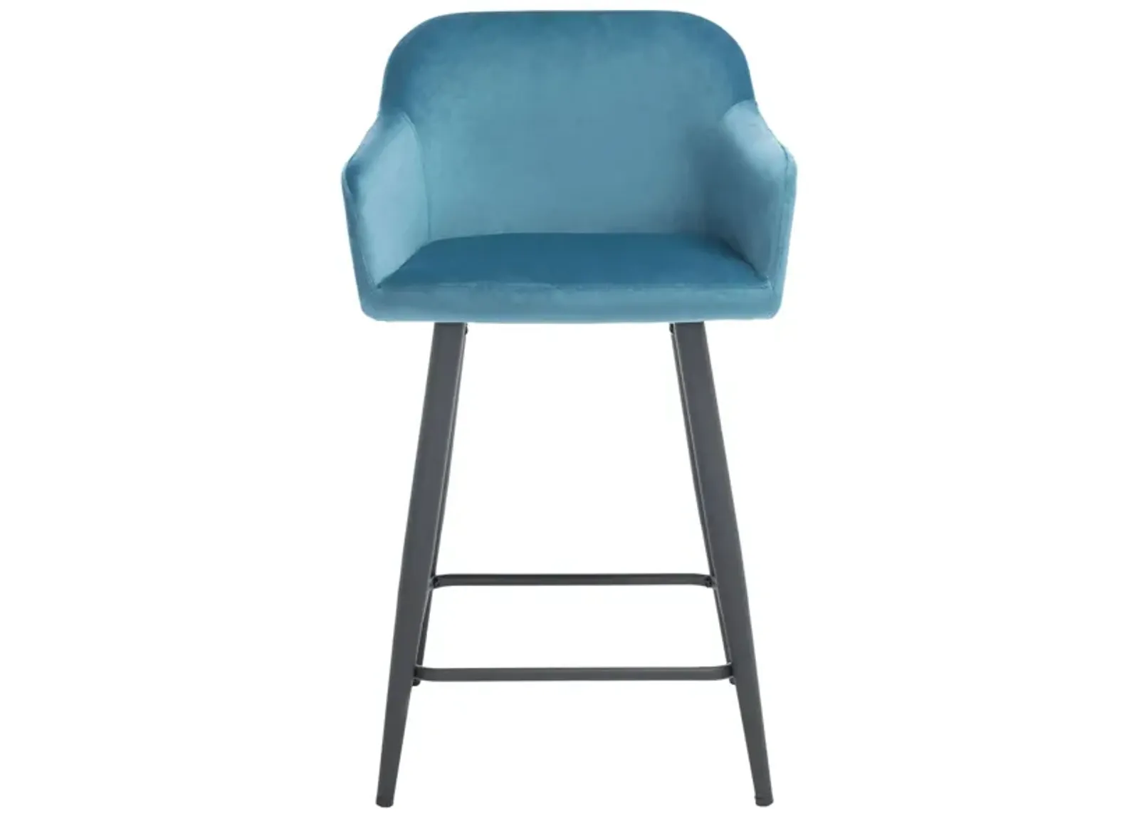 Nari Counter Stool in Denim Blue by Safavieh