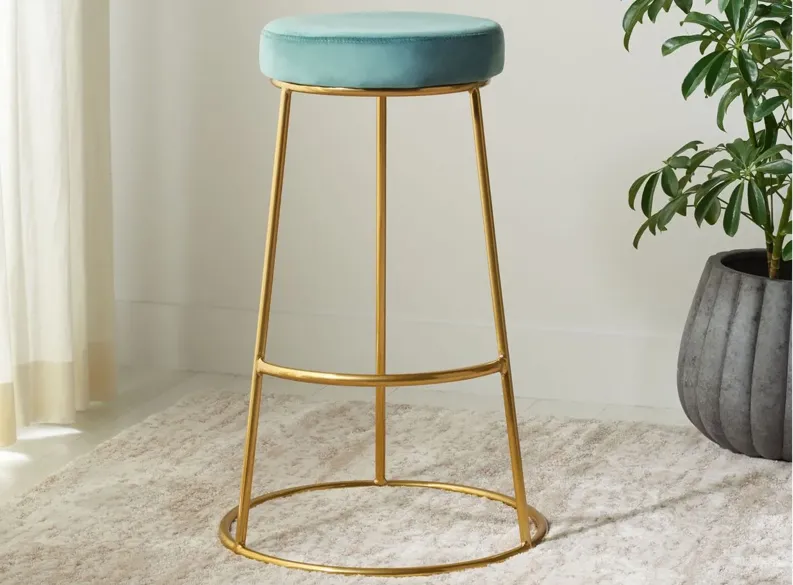 Darren Bar Stool in Seafoam by Safavieh