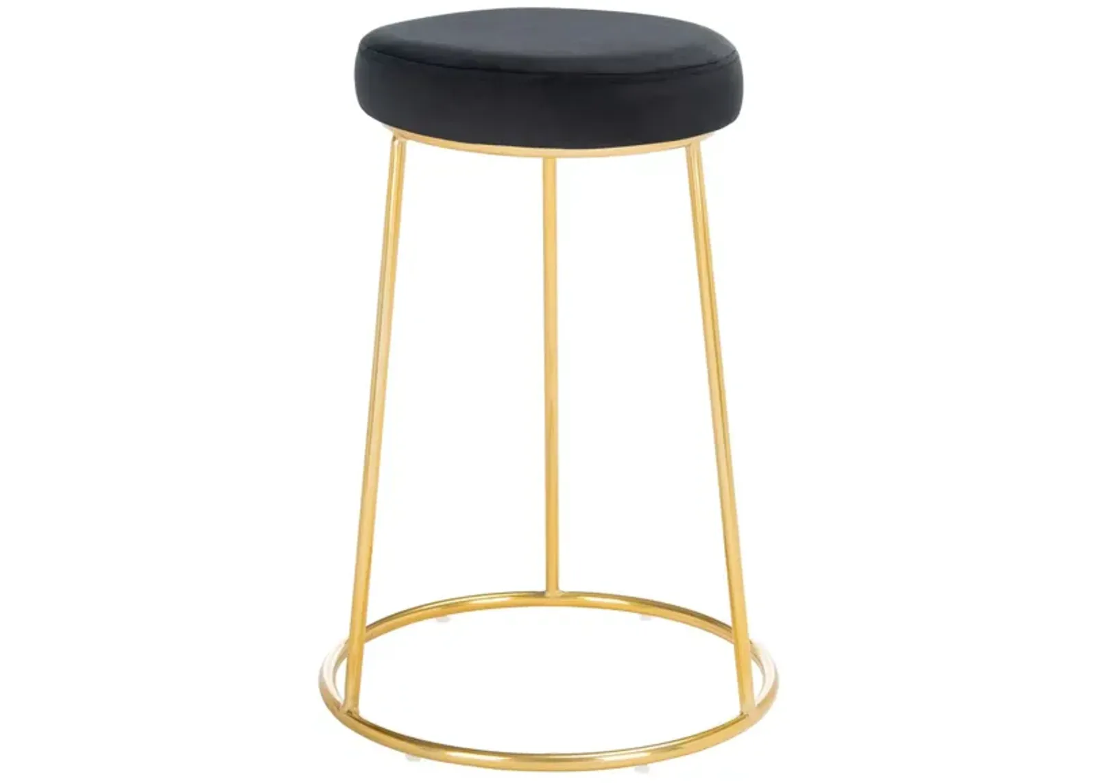 Kris Counter Stool in Black by Safavieh