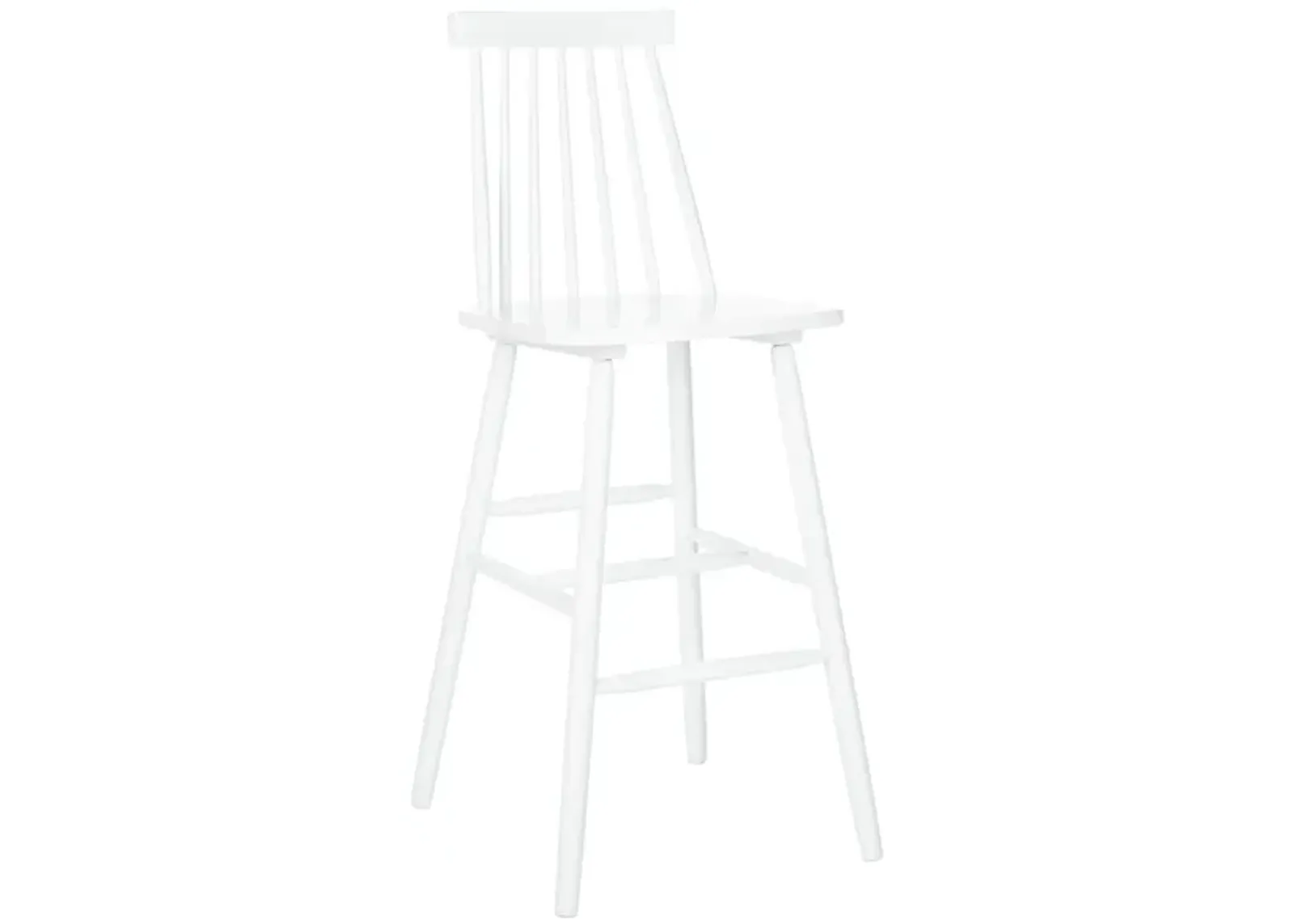 Giles Bar Stool - Set of 2 in White by Safavieh