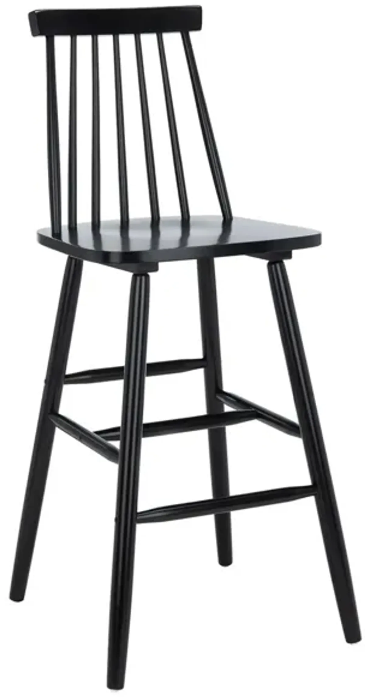 Giles Bar Stool - Set of 2 in Black by Safavieh