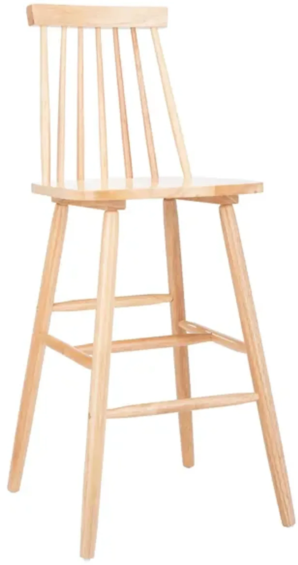 Giles Bar Stool - Set of 2 in Natural by Safavieh