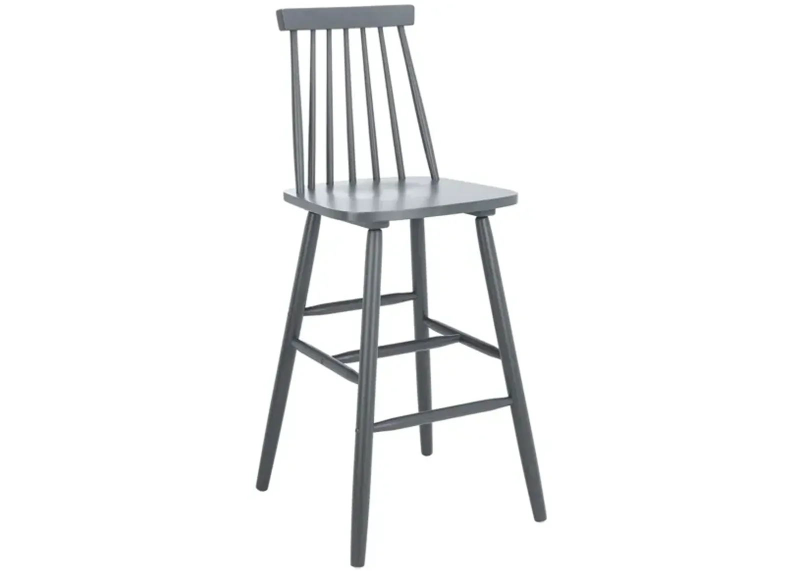 Giles Bar Stool - Set of 2 in Gray by Safavieh