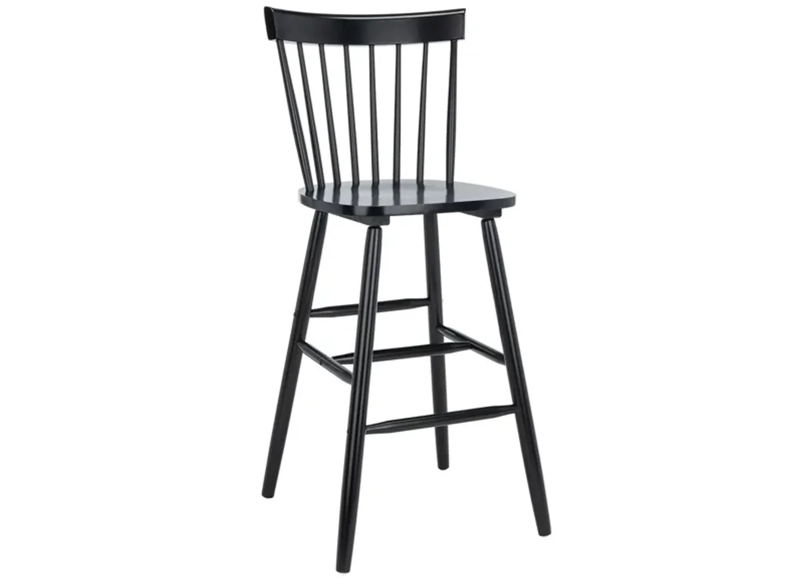 Neeses Bar Stool - Set of 2 in Black by Safavieh