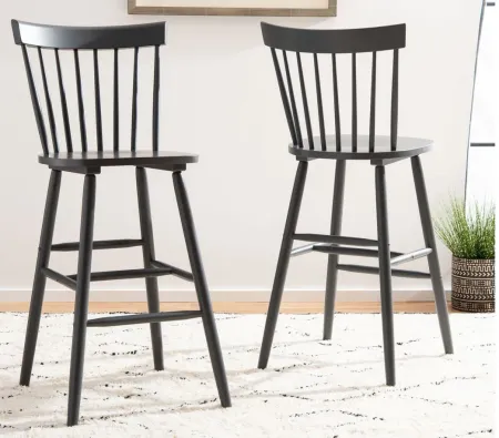 Neeses Bar Stool - Set of 2 in Gray by Safavieh