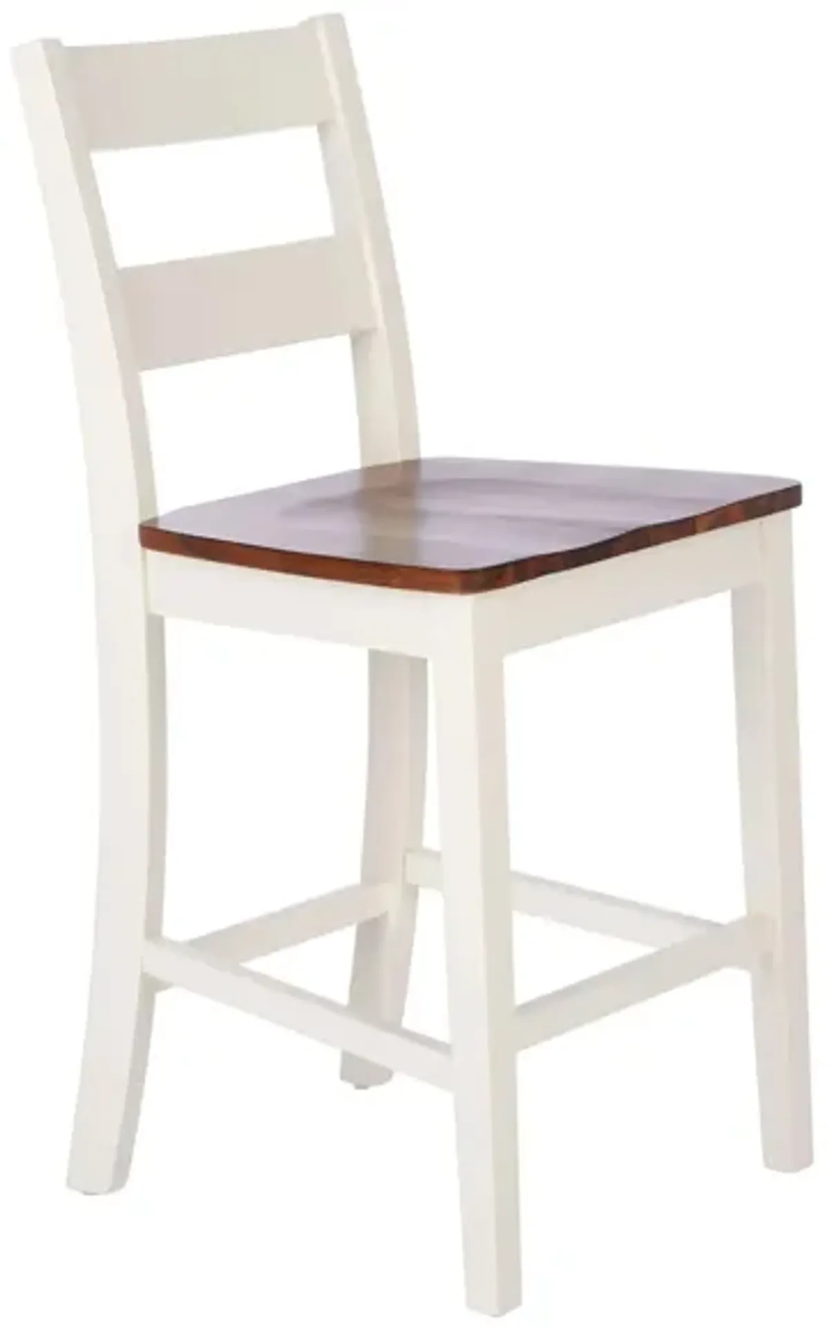 Nesmith Counter Stool - Set of 2 in White by Safavieh