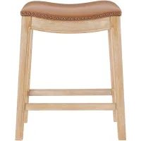 Grover Counter Stool in Borneo Chocolate by New Pacific Direct