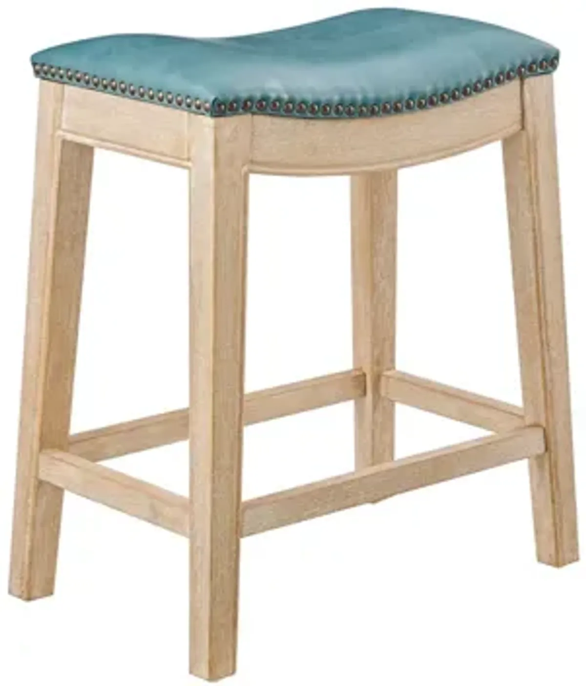 Elmo Counter Stool in Borneo Teal by New Pacific Direct