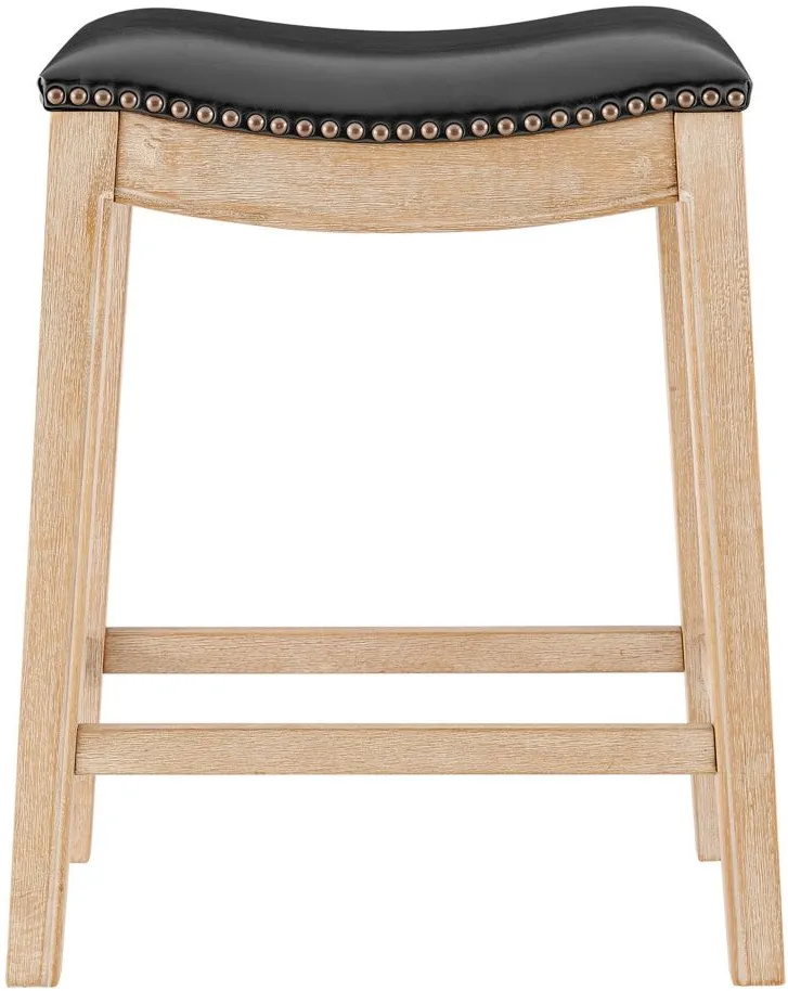 Elmo Counter Stool in Borneo Black by New Pacific Direct