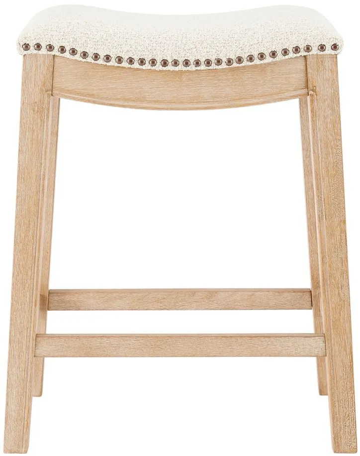 Elmo Counter Stool in Palladian Beige by New Pacific Direct