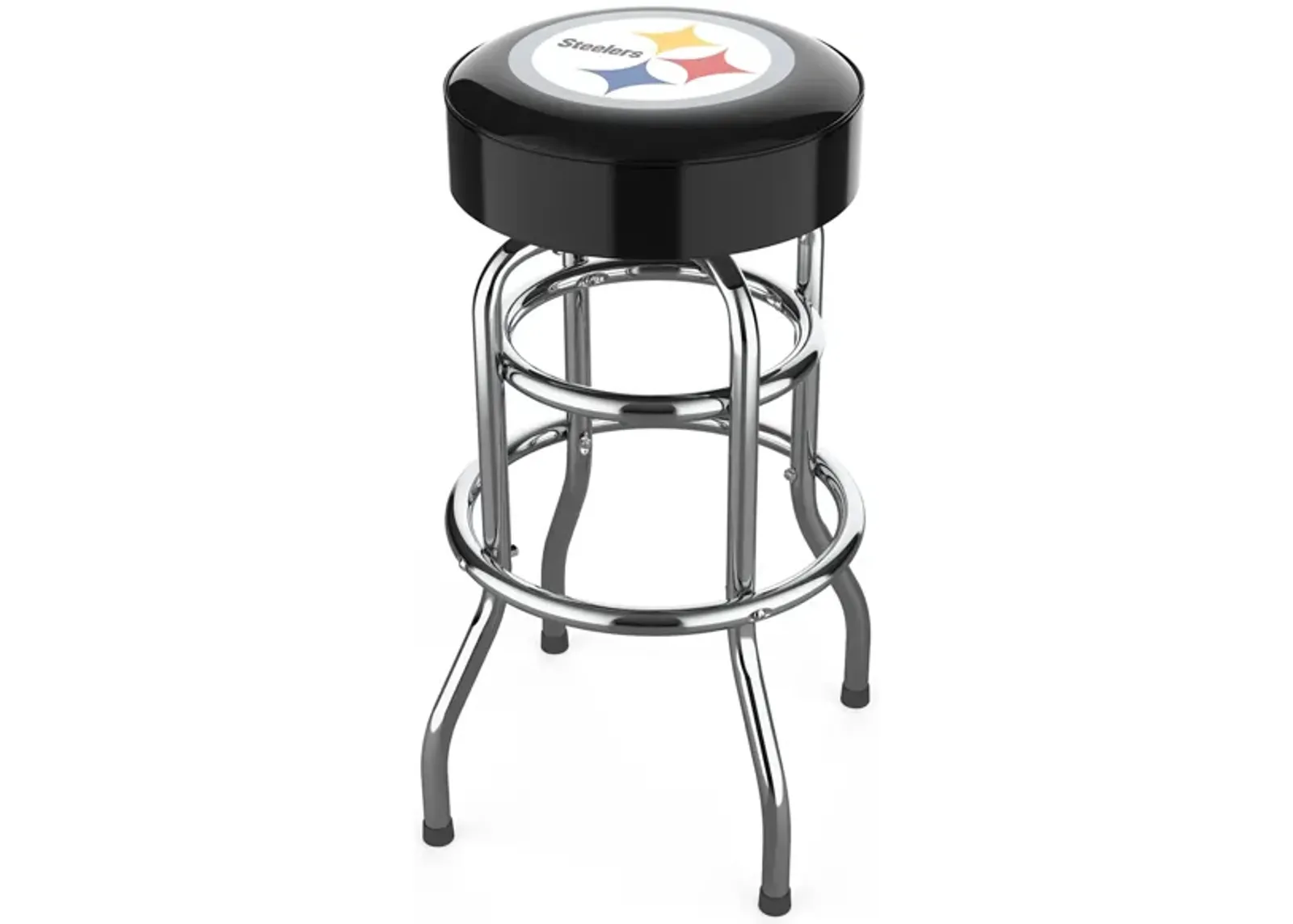 NFL Backless Swivel Bar Stool in Pittsburg Steelers by Imperial International