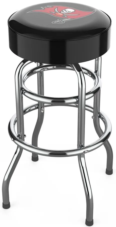 NFL Backless Swivel Bar Stool in Tampa Bay Buccaneers by Imperial International