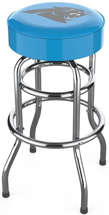 NFL Backless Swivel Bar Stool in Carolina Panthers by Imperial International