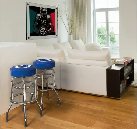NFL Backless Swivel Bar Stool in Indianapolis Colts by Imperial International