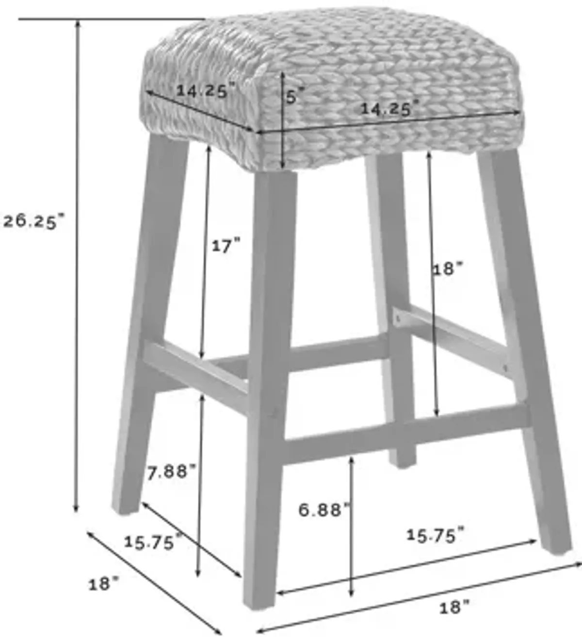 Edgewater Counter Stool - Set of 2