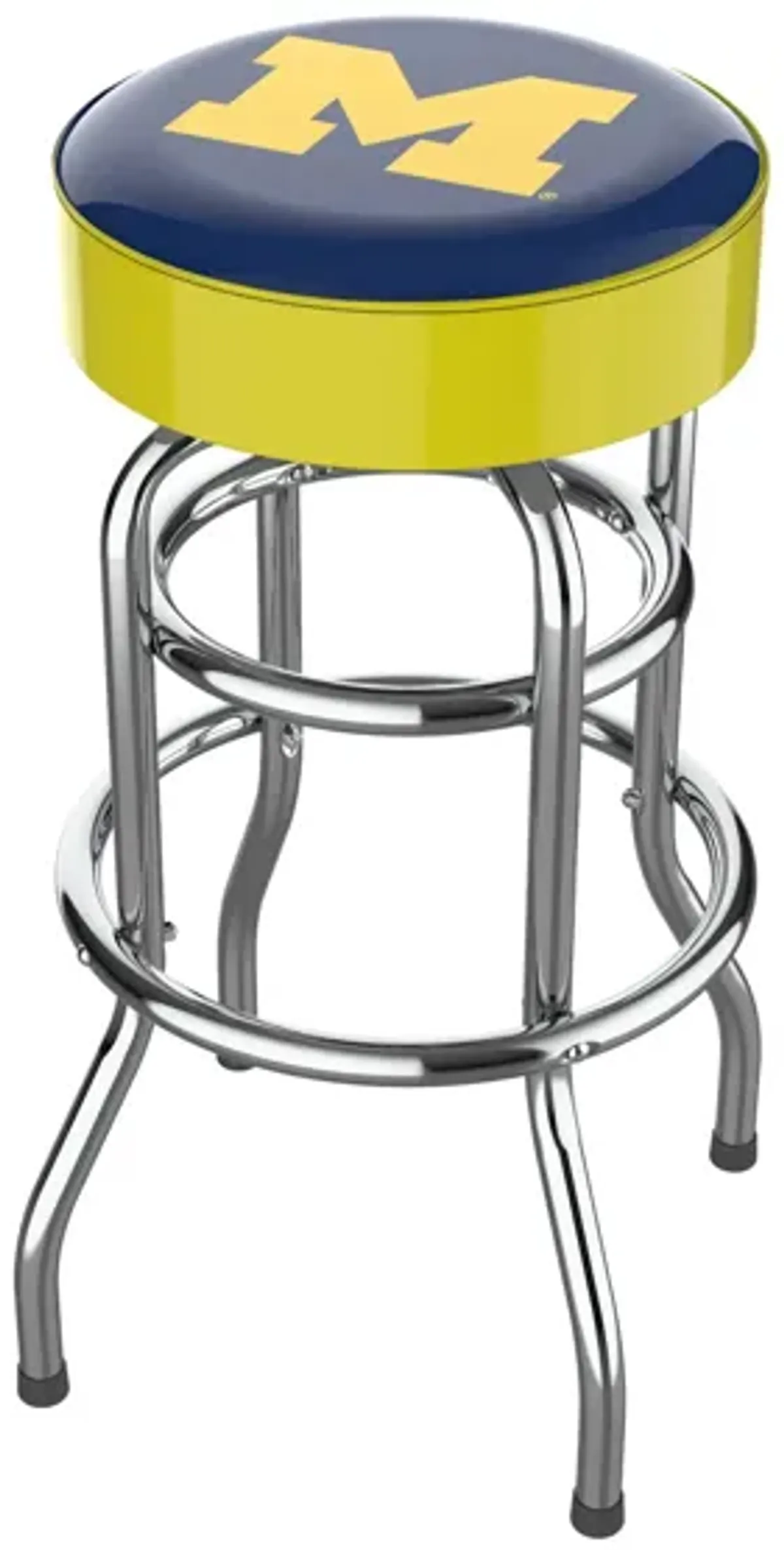 NCAA Backless Swivel Bar Stool