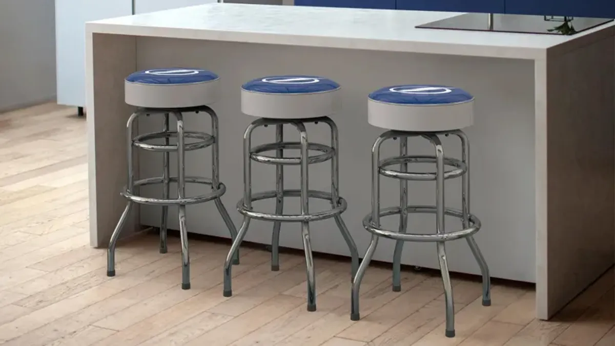 NHL Backless Swivel Bar Stool