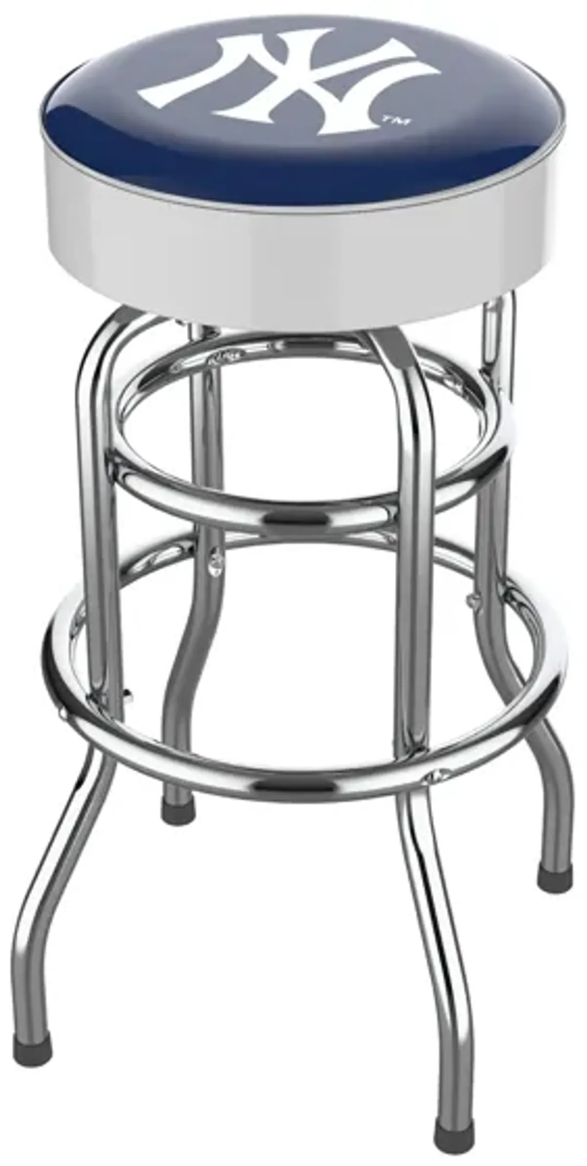 MLB Backless Swivel Bar Stool